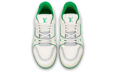 Louis Vuitton Trainer Low #54 Signature - White Green