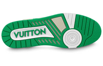 Louis Vuitton Trainer Low #54 Signature - White Green