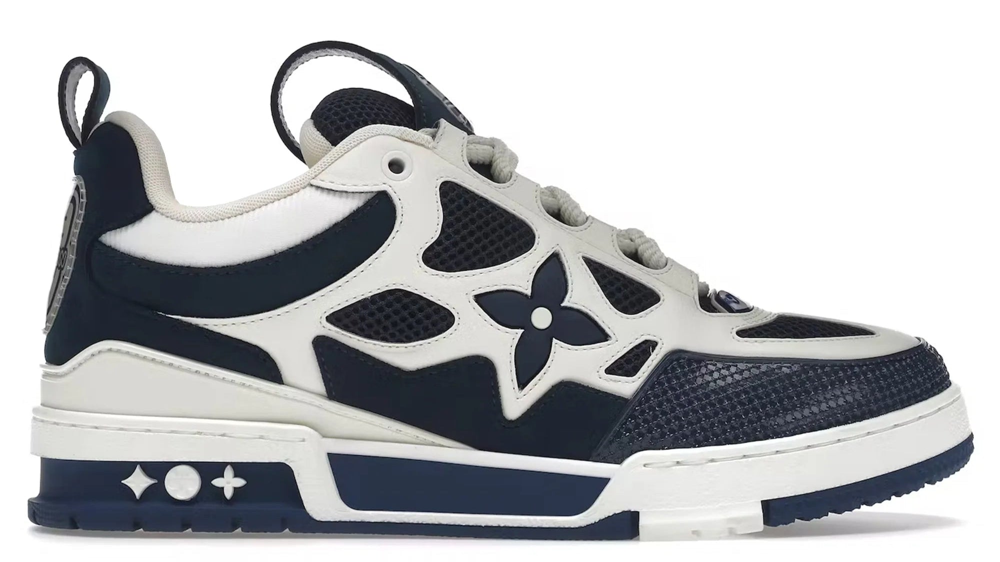 Louis Vuitton Skate Sneakers Single Lace Marine