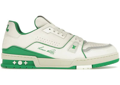 Louis Vuitton Trainer Low #54 Signature - White Green