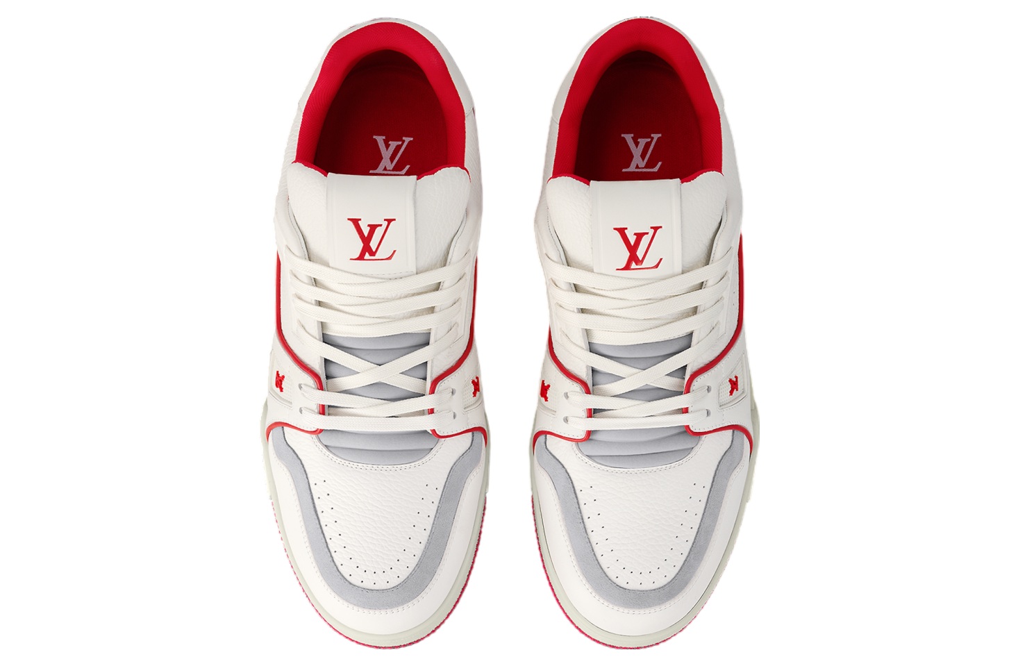 Louis Vuitton Trainer White / Red