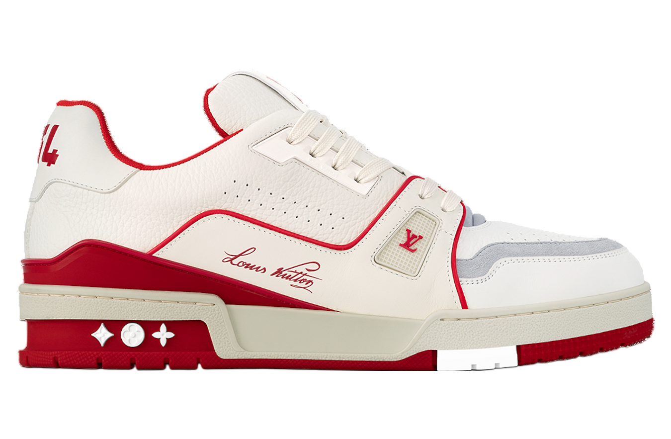 Louis Vuitton Trainer White / Red