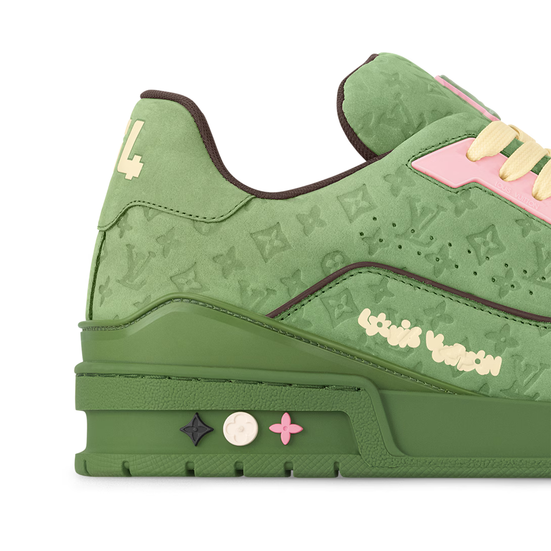 Louis Vuitton Trainer Sneaker Green