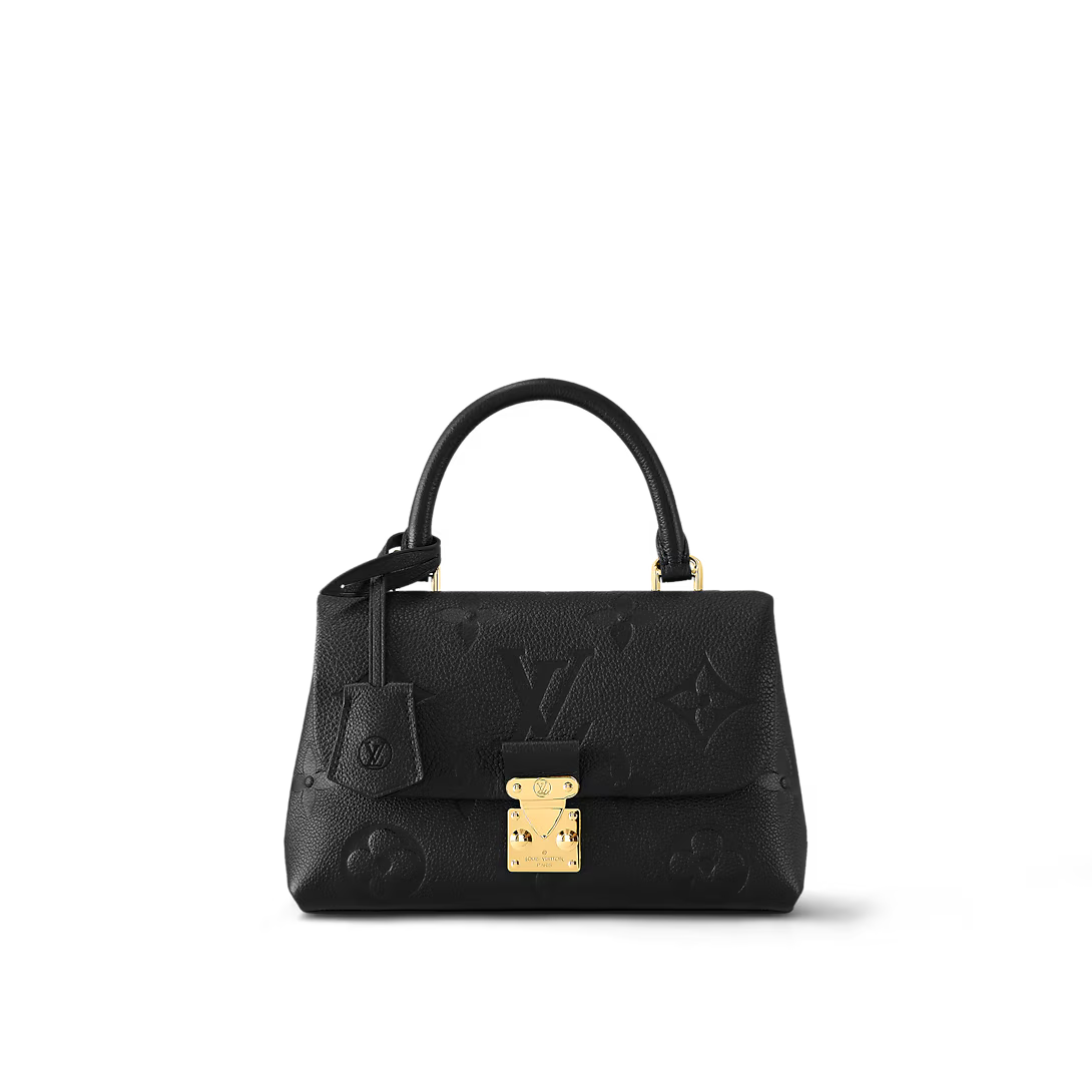 Black Monogram Empreinte grained cowhide leather Grained cowhide leather