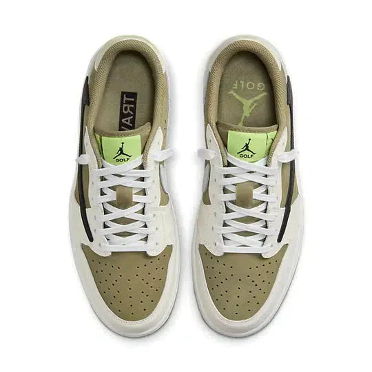 AIR JORDAN 1 RETRO LOW GOLF TRAVIS SCOTT NEUTRAL OLIVE