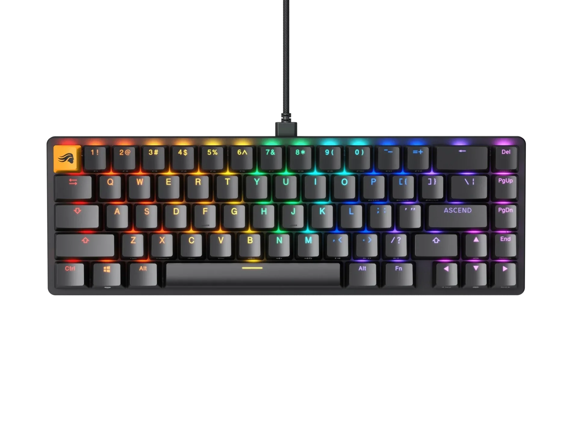 Glorious GMMK 2 65% Compact Tenkeyless TKL Gaming Keyboard [ Black/ White]