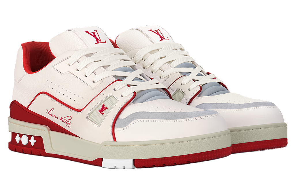 Louis Vuitton Trainer White / Red