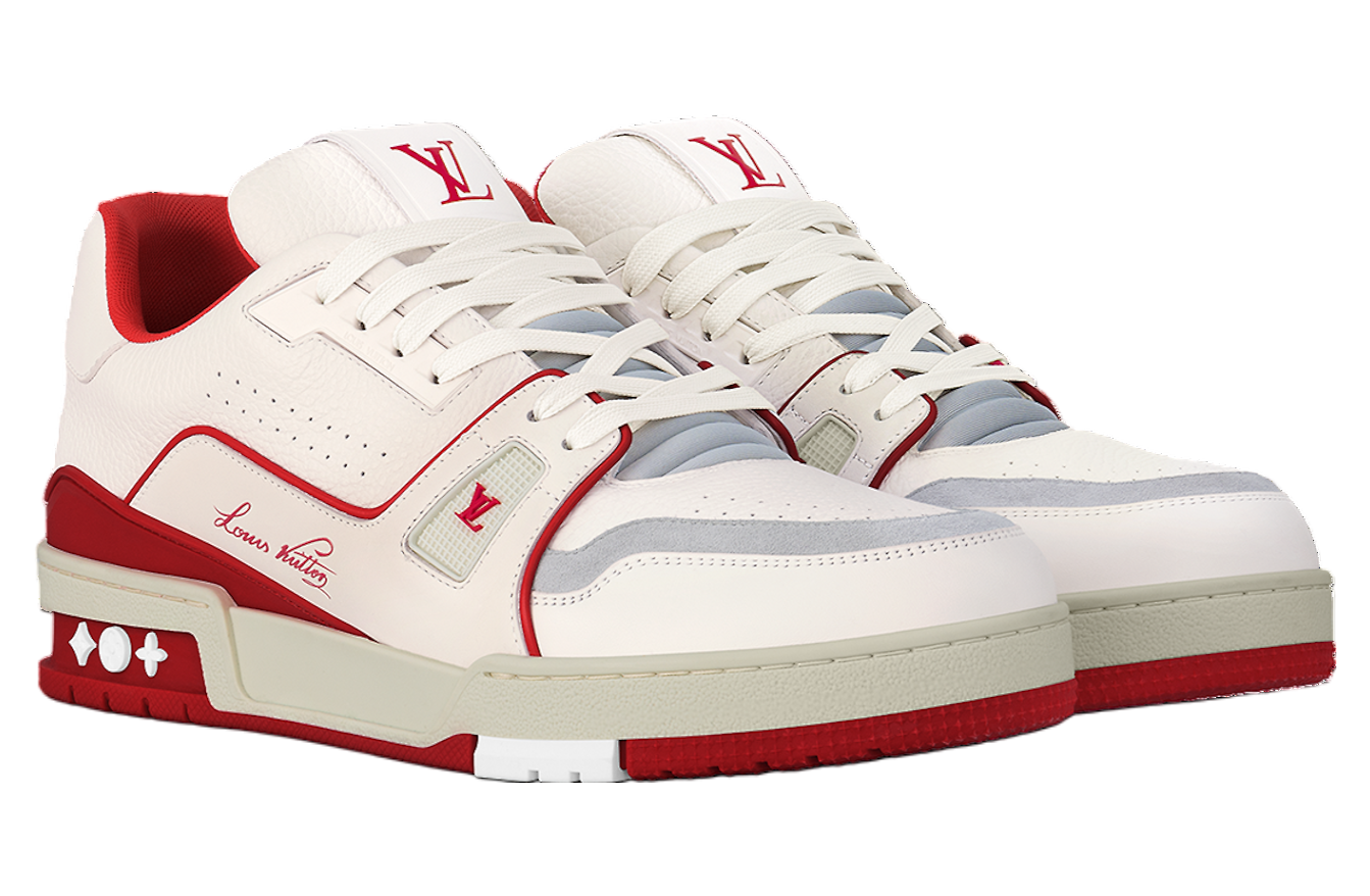 Louis Vuitton Trainer White / Red