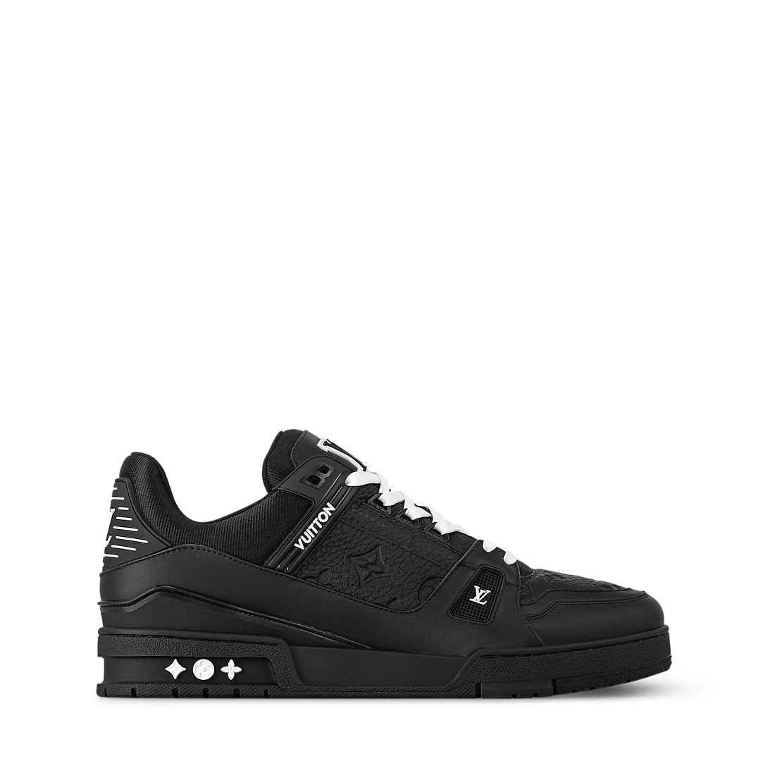 LOUIS VUITTON Black Trainer Sneakers